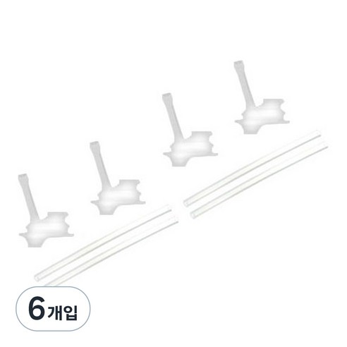 릿첼 교체용빨대세트 S-2 AQ스트로머그용 2p, 6개입