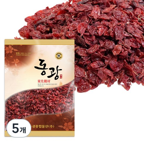 동광종합물산 국내산 산수유, 100g, 5개