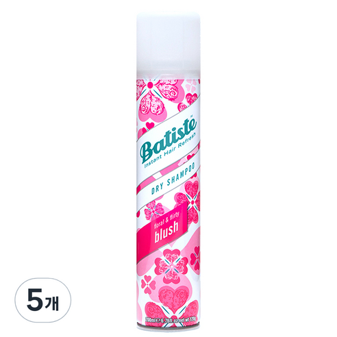 바티스트 드라이샴푸 블러쉬, 200ml, 5개