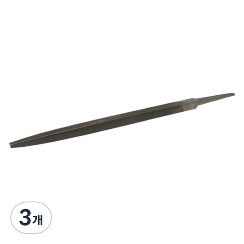 이엑스파워 철공용줄 중목 삼각 250mm, 3개