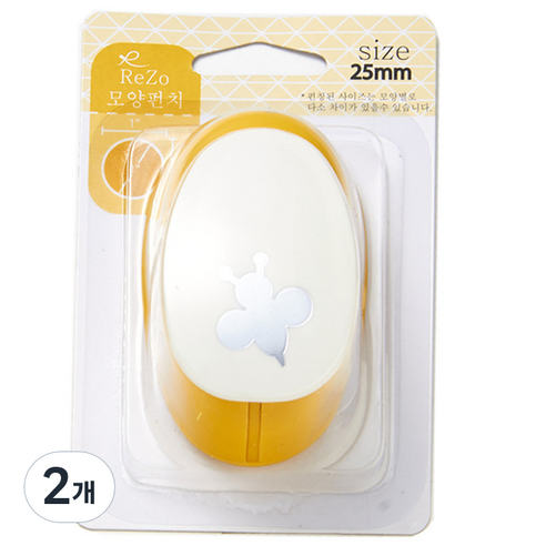 포코스 모양펀치 R-25, 꿀벌, 2개