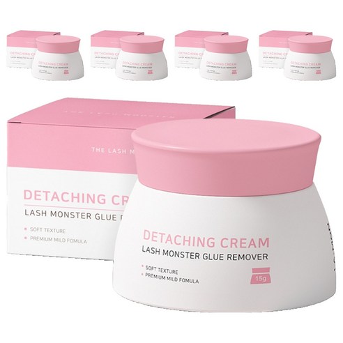 라몽 디터칭 크림 속눈썹 글루 리무버, 15g, 5개