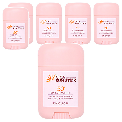 이너프 시카 선스틱 SPF50+ PA++++, 20g, 6개