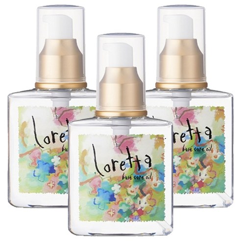 로레타 베이스 케어 헤어오일, 3개, 120ml