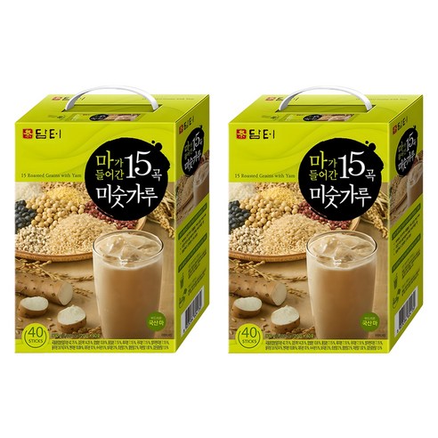 담터 마가 들어간 15곡 미숫가루, 800g, 2개