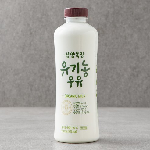 삼양목장 유기농 인증 우유, 1000ml, 2개