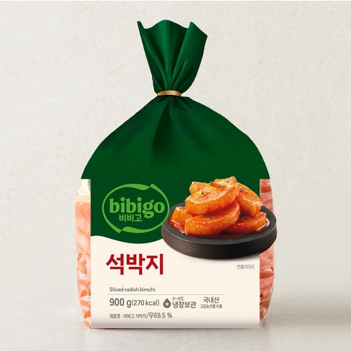 비비고 석박지, 900g, 1개