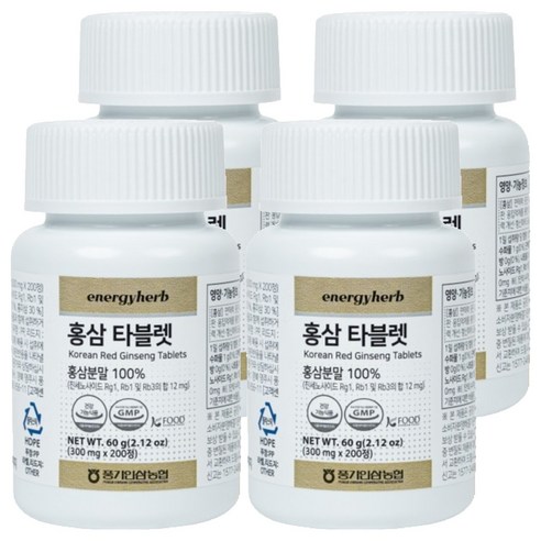 에너지허브 홍삼 타블렛 60g