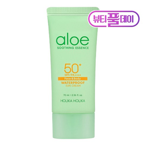 홀리카홀리카 알로에 워터프루프 선크림 SPF 50+ PA++++, 70ml, 1개