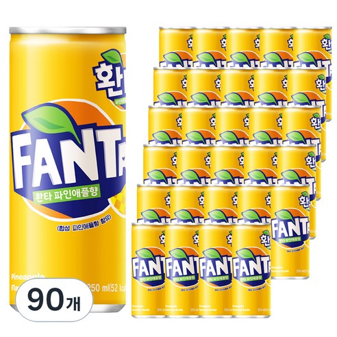 환타 파인애플향, 250ml, 90개