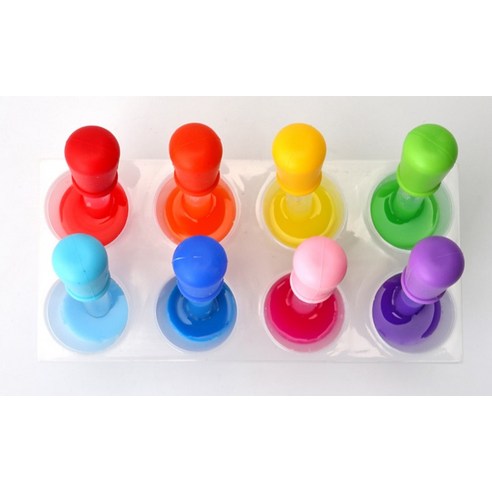 묻을 걱정 없이 창의력을 키워주는 스포이드 물감놀이