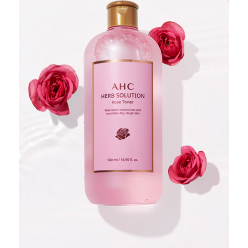 압도적인 가성비, AHC 허브 솔루션 로즈 토너 AD2로 피부 고민 끝!