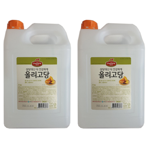 쉐프원 설탕대신 더 건강하게 올리고당, 5kg, 2개