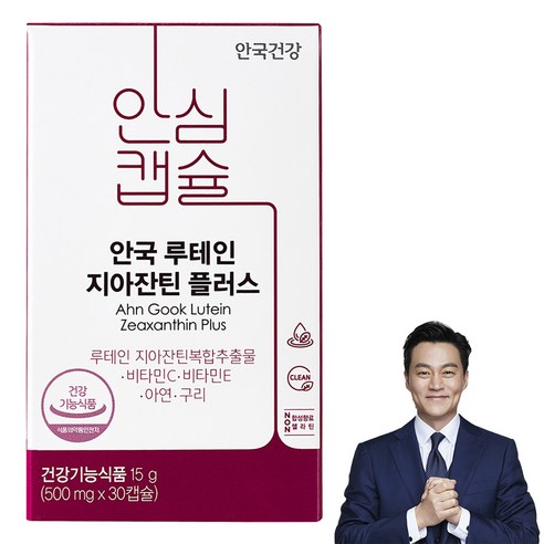 안국건강 루테인 지아잔틴 플러스 15g, 30정, 1개