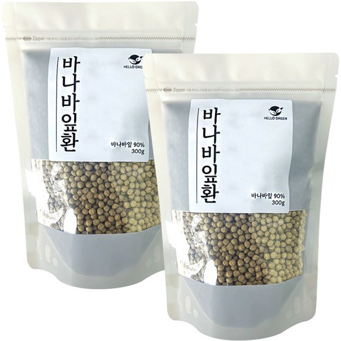헬로우그린 바나바잎환 팩, 300g, 2개
