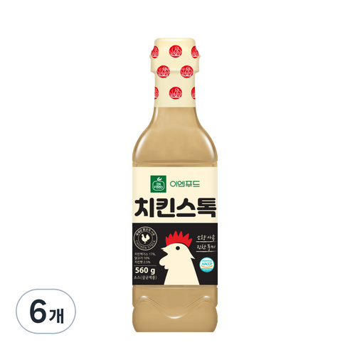 이엔푸드 치킨스톡, 6개, 560g