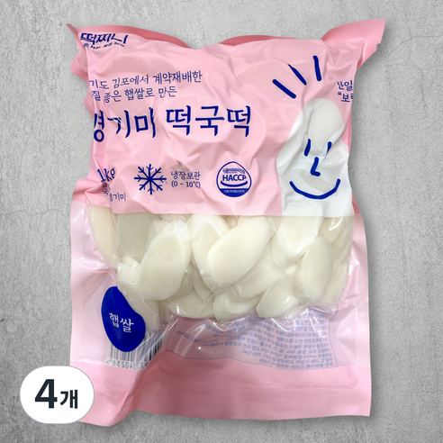 경기미 떡국떡, 1kg, 4개