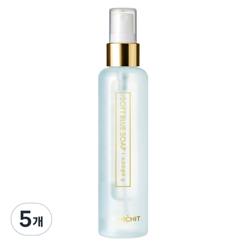 멈칫 헤어 앤 바디미스트 소프트블루 솝향, 105ml, 5개