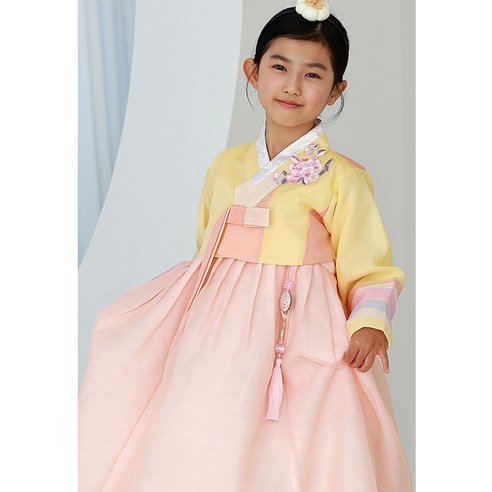 嬰兒 雜貨 女孩 服裝 韓服 套裝 女孩 女孩 嬰兒 嬰兒