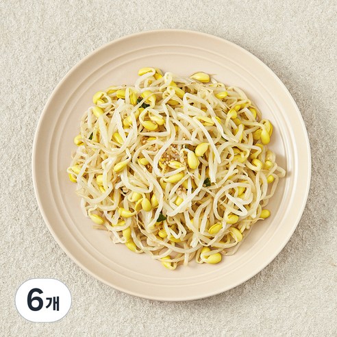 남도애꽃 콩나물 무침, 210g, 6개