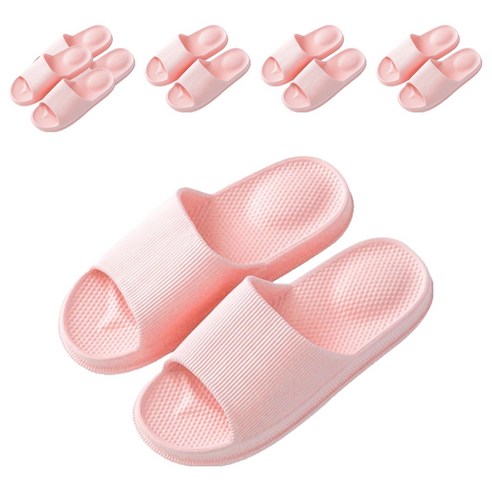 마메 층간소음 슬리퍼, 핑크, 6개