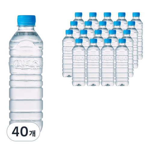 가야산천년수 천년수 무라벨 생수, 500ml, 40개