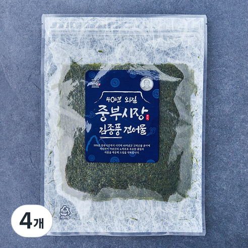 주일상사 구운감태, 4개, 20g