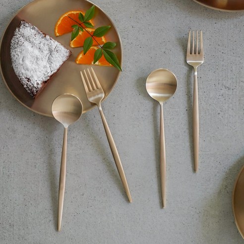 시간을 멈추게 하는 아름다움, 놋담 방짜유기 디저트 포크