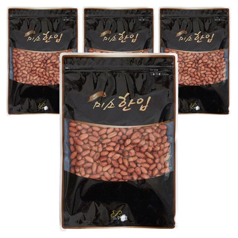 미소한입 볶음땅콩, 1kg, 4개