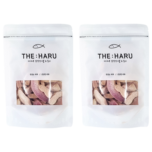 더하루 동결건조 핑크 복숭아칩, 50g, 2개