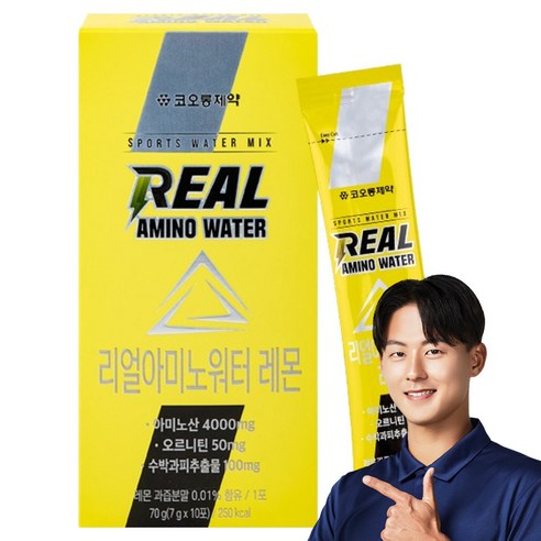 코오롱제약 NEW 리얼 아미노 워터 레몬 10p, 1개, 70g