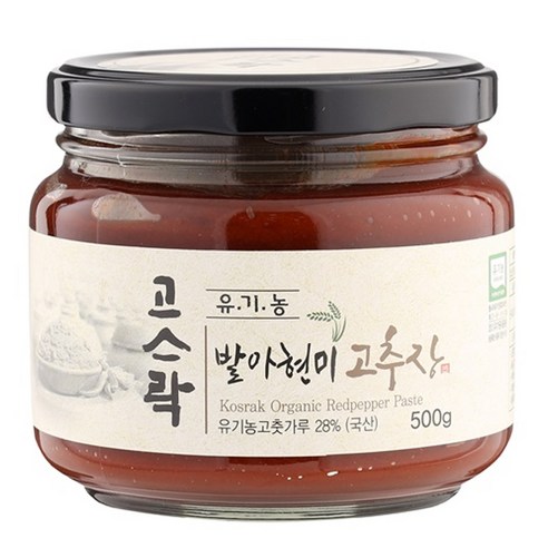 고스락 유기농 발아 현미 고추장 500g, 1개