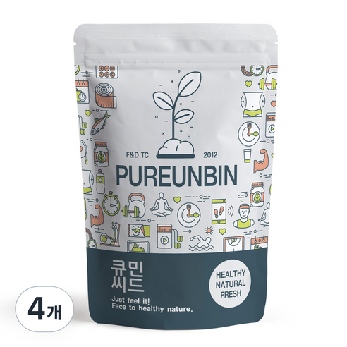 푸른빈 큐민 쯔란 씨드, 4개, 500g