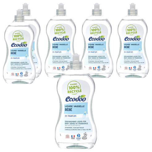에코두 프랑스 젖병세제 무향, 500ml, 6개