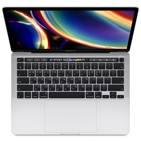 Apple 2020 맥북 프로 터치바 13.3, 실버, 코어i7 10세대, 512GB, 32GB, MAC OS, Z11C000B0
