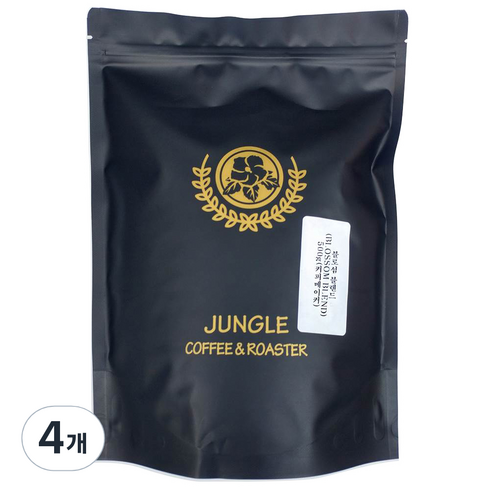 정글인터내셔널 블로섬 블렌드 원두, 500g, 4개, 커피메이커