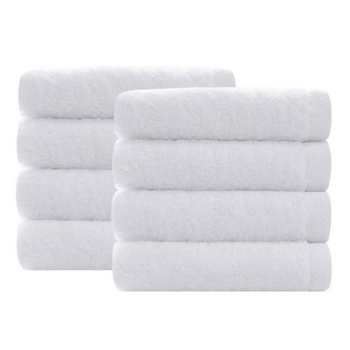 송월타월 블랙라벨 수건 180g 40수 코마사, 화이트, 8개입