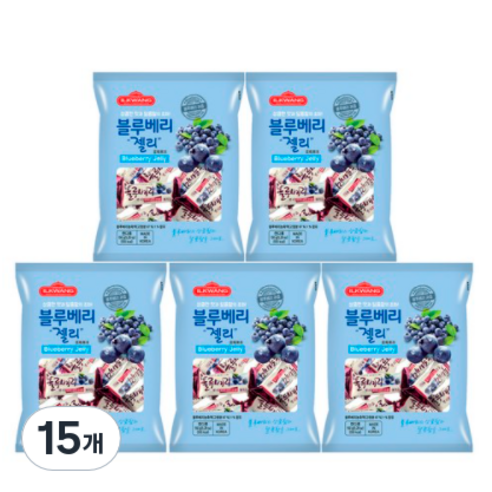 일광제과 블루베리 젤리, 150g, 15개