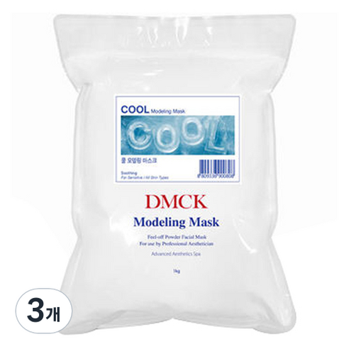 DMCK 쿨 모델링 파우더 마스크 1kg, 3개, 1개입