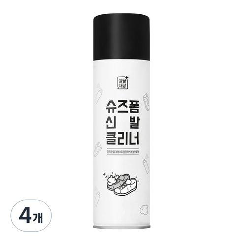 깔끔대장 슈즈폼 신발 클리너, 4개