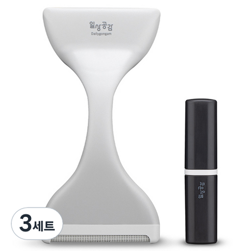 일상공감 떼어보게 먼지털이 대형 + 소형 세트, 그레이(대형 먼지털이), 블랙(소형 먼지털이), 3세트