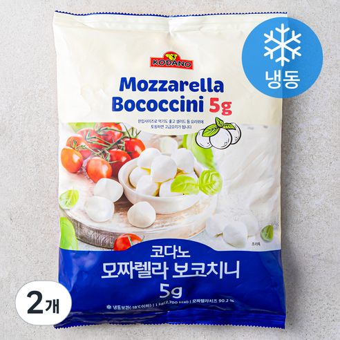 코다노 모짜렐라 보코치니 (냉동), 1kg, 2개