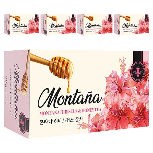 몬타냐 꿀 히비스커스차, 1.5g, 20개입, 5개