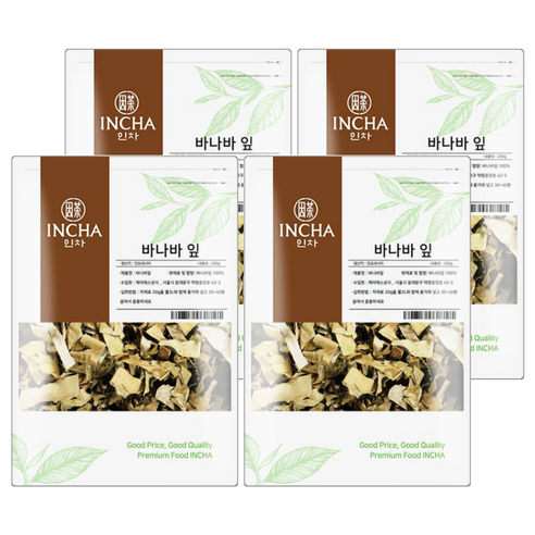 인차 바나바잎차, 200g, 1개입, 4개