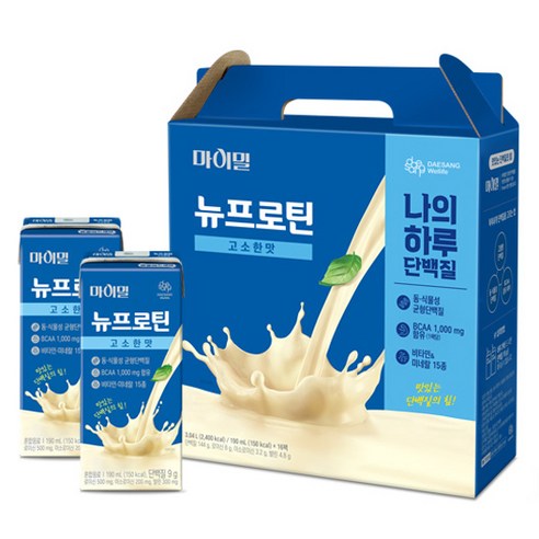 마이밀 뉴프로틴 고소한맛, 190ml, 16개