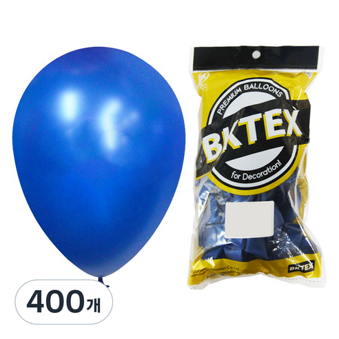 PartyClub 펄풍선 15cm, 펄사파이어블루, 400개