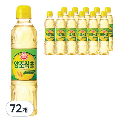 오뚜기 양조식초, 500ml, 72개