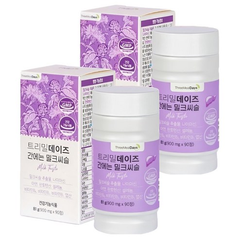 트리밀데이즈 간에는 밀크씨슬 81g, 90정, 2개