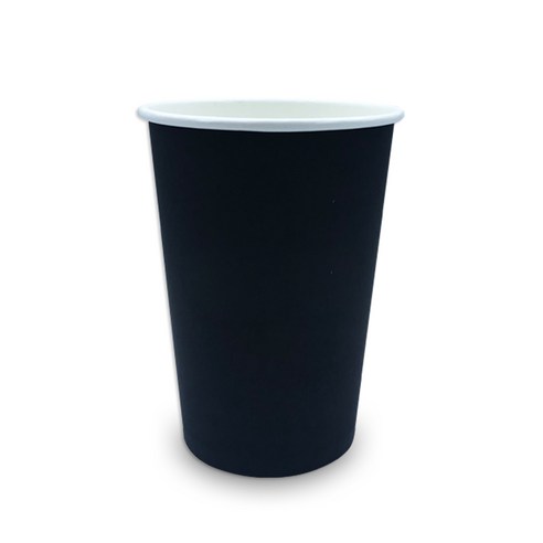 투고팩 디자인 종이컵 블랙 390ml(13온스), 1개입, 1000개