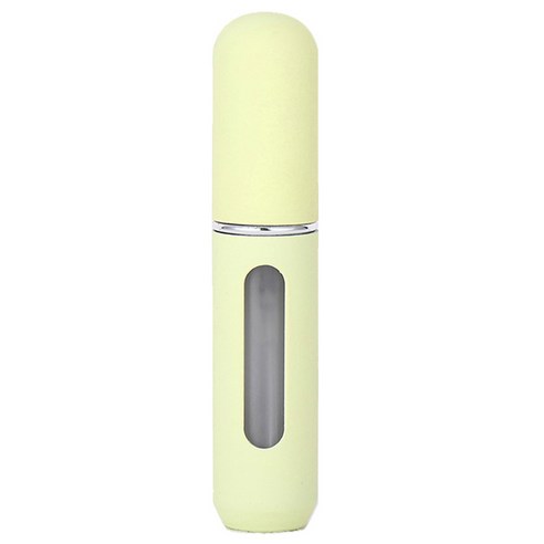 플라카 휴대용 파스텔 향수 공병 5ml, 옐로우, 1개